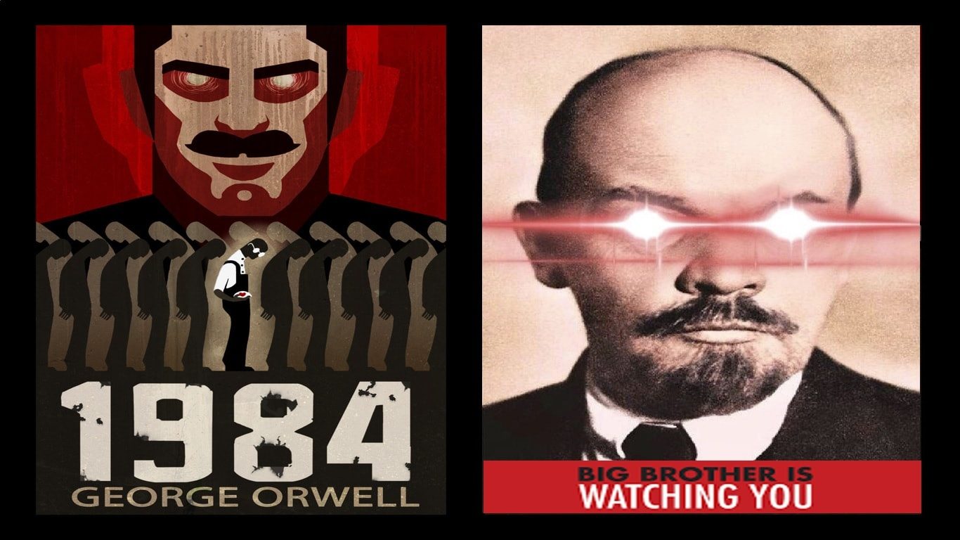 1984 और एनिमल फार्म, लेनिनवादी मूक बधिर समाज का नमूना