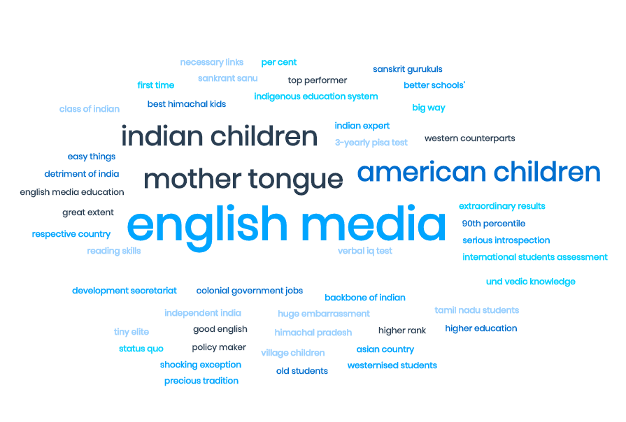 English Medium Education Weakens India. The PISA Test Proved It